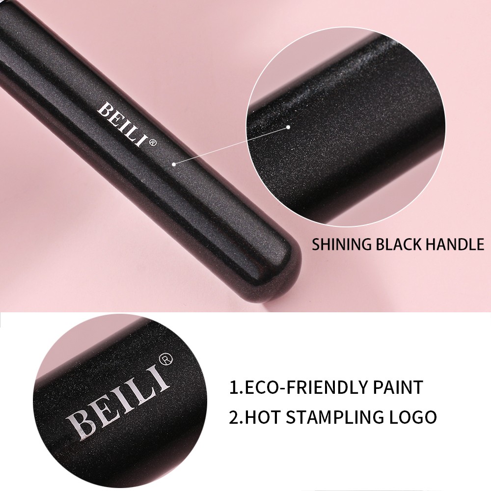 black makeup brushes