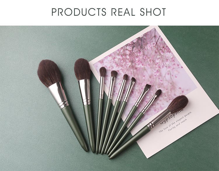 portable make up brush set