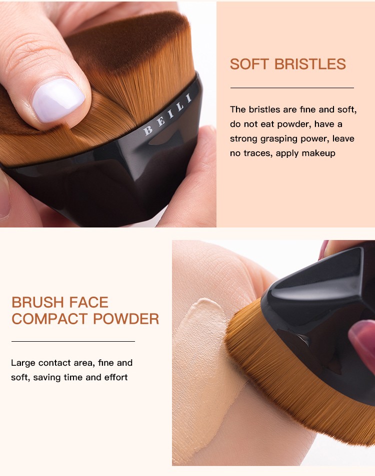 mini foundation brush flat top