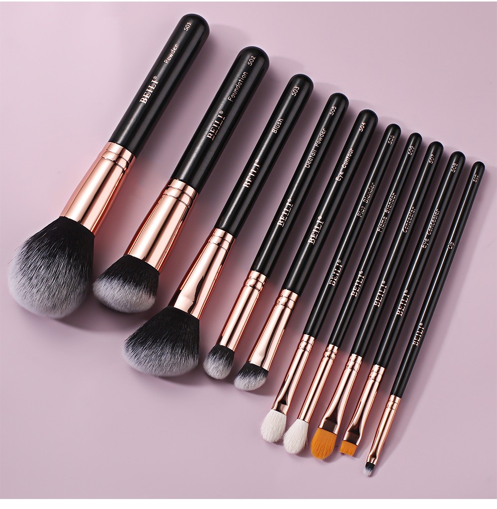 makeup brush set custom