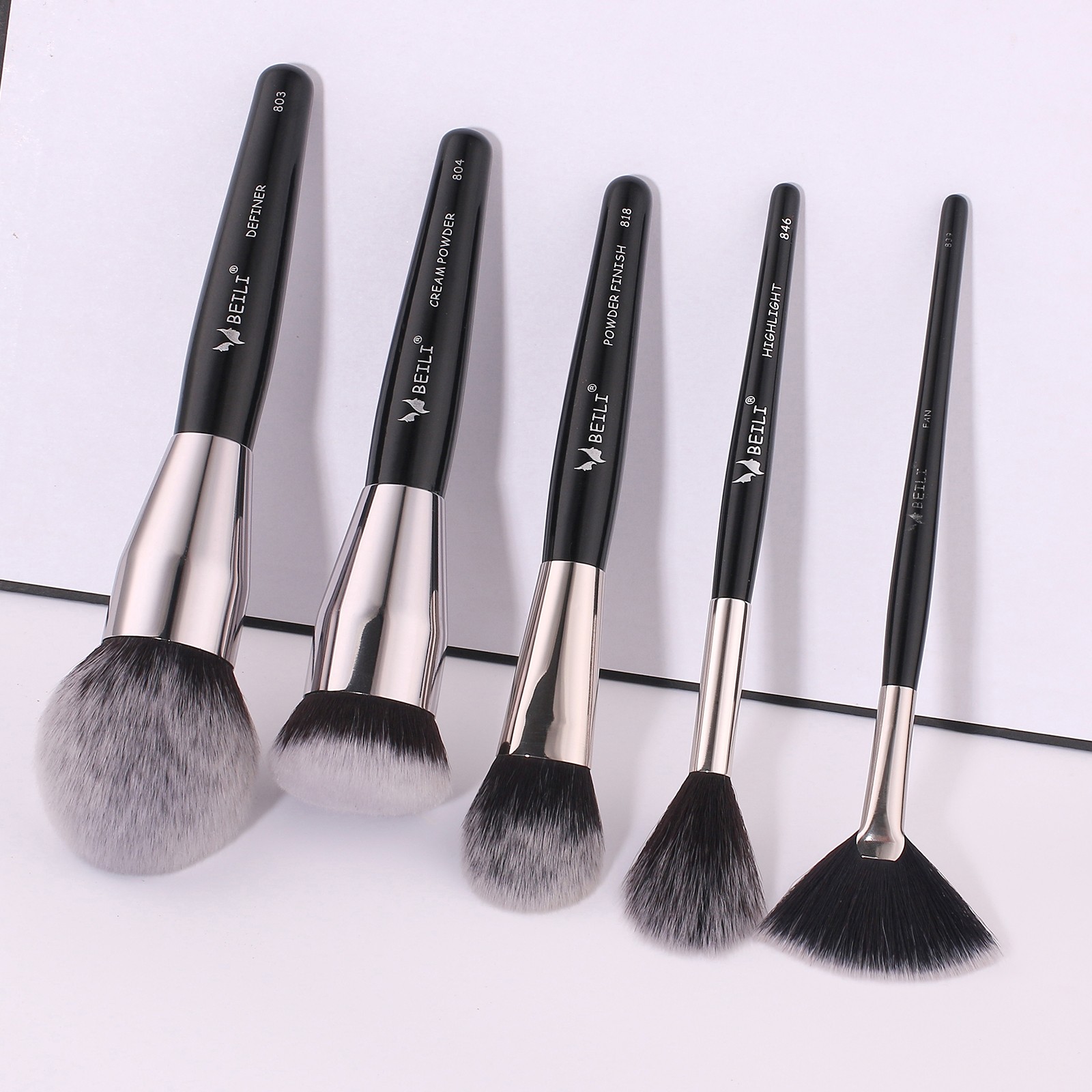 bling makeup brush set