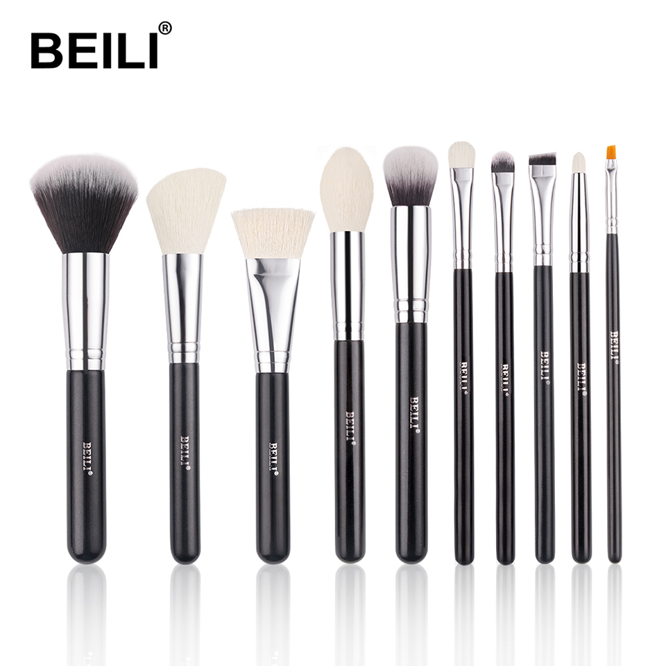 synthetic make up brushes set