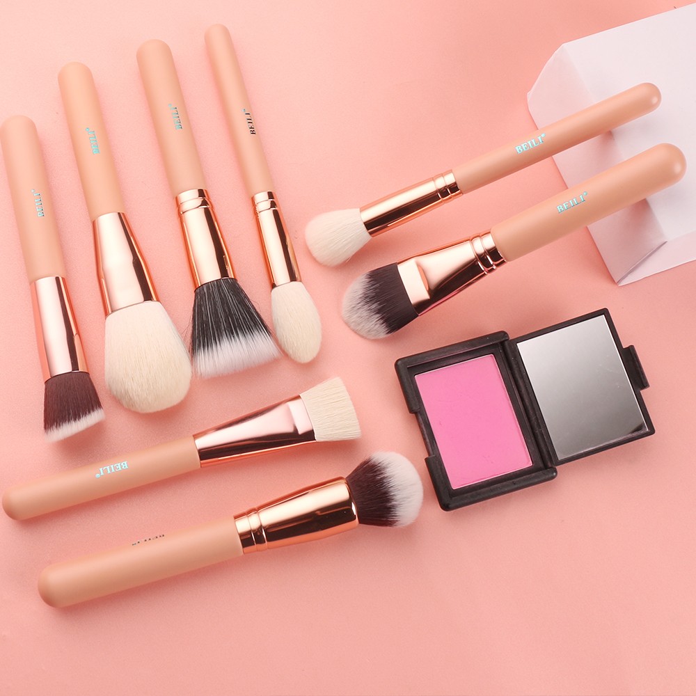 high quality vegan makeup brush set