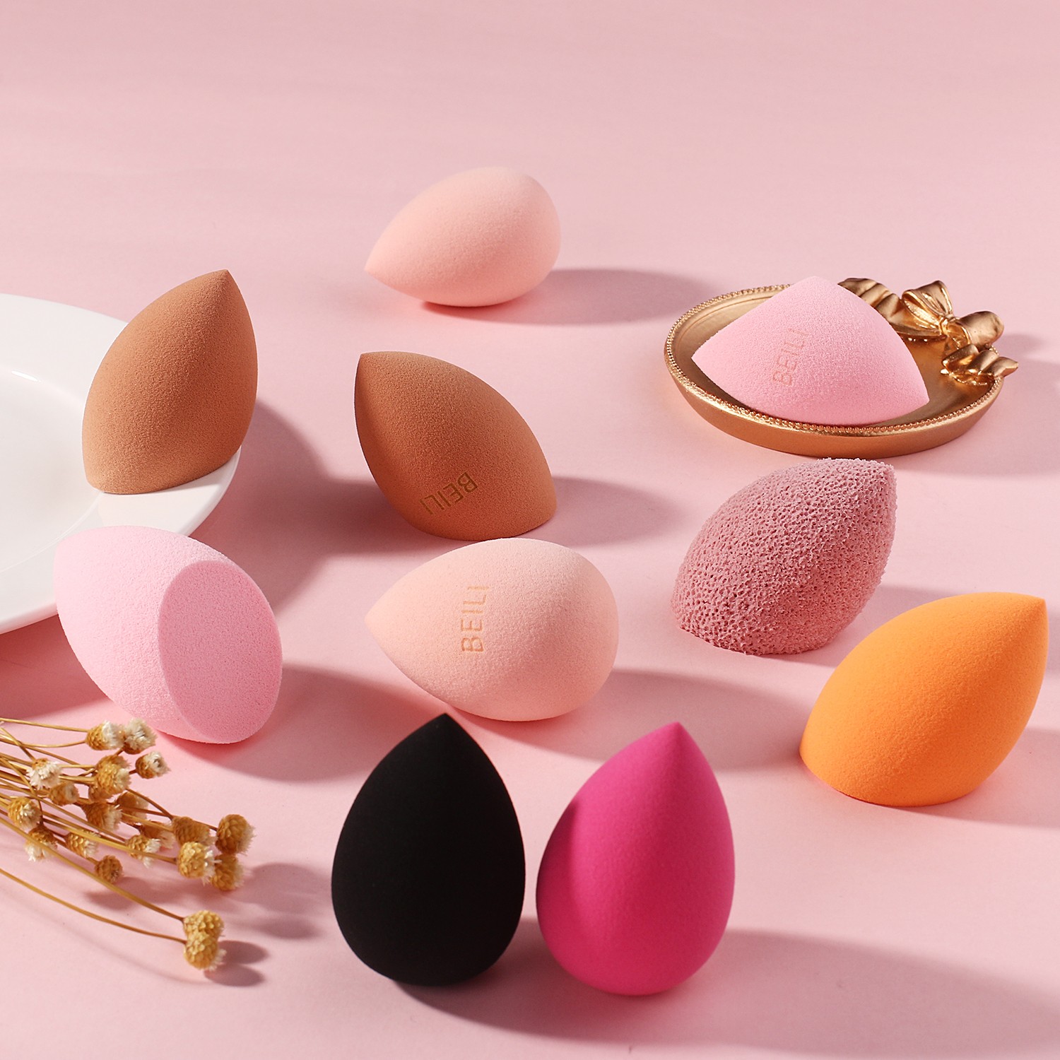 pink makeup sponge