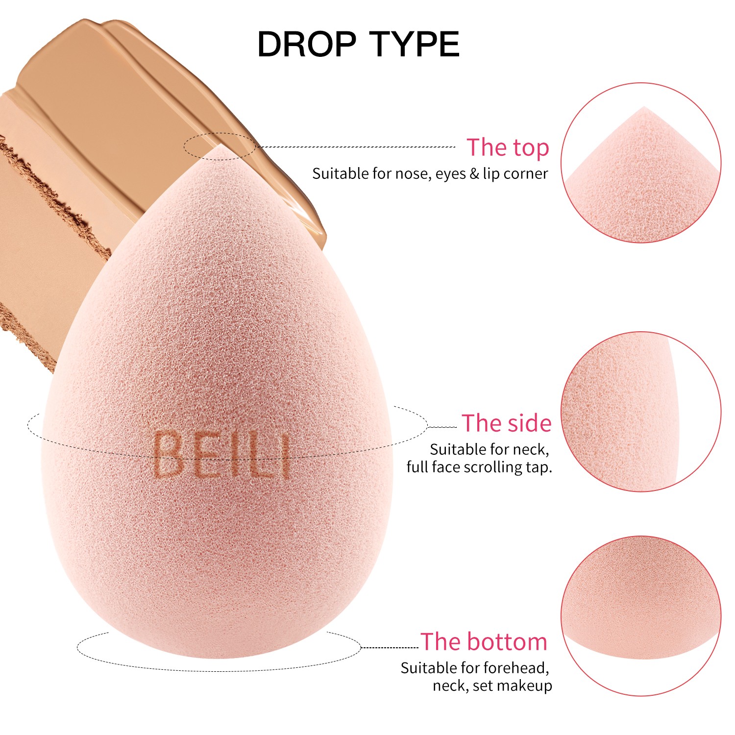 makeup sponge custom logo