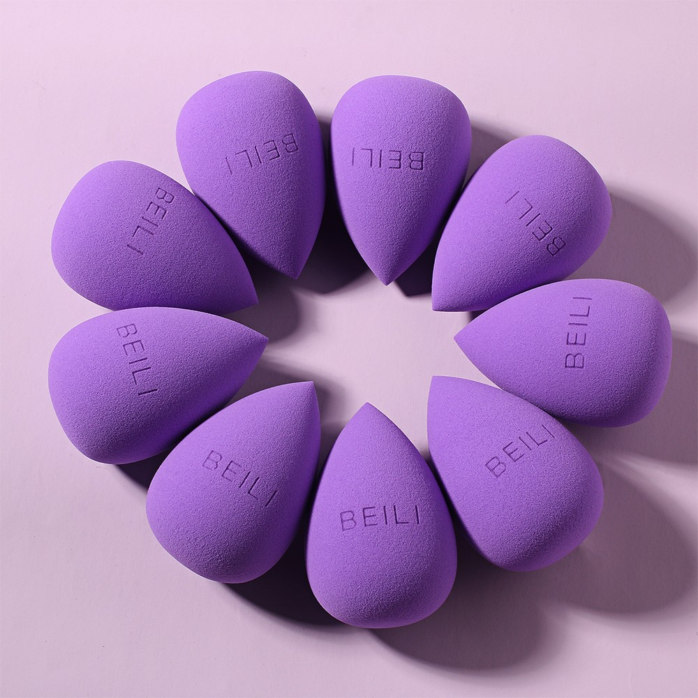 purple makeup sponge