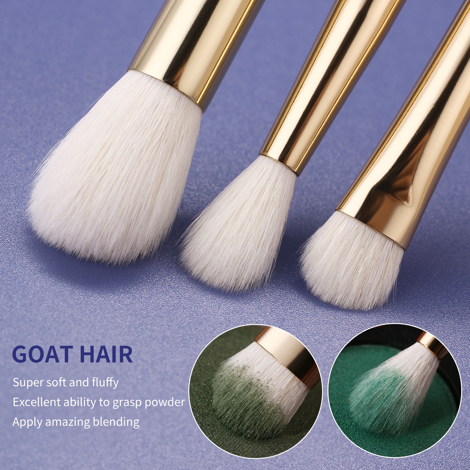 goat hair makeup brushes