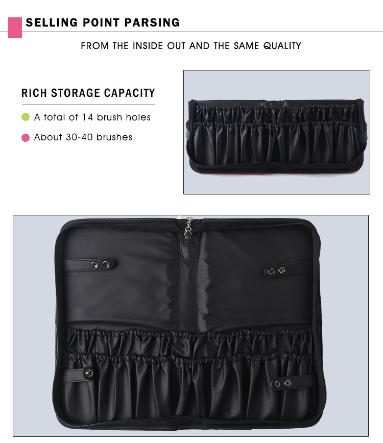makeup bag custom logo