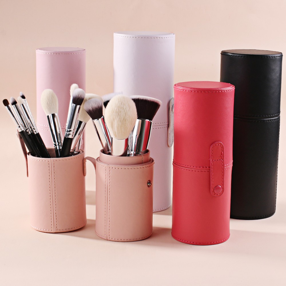 makeup brush holder with logo