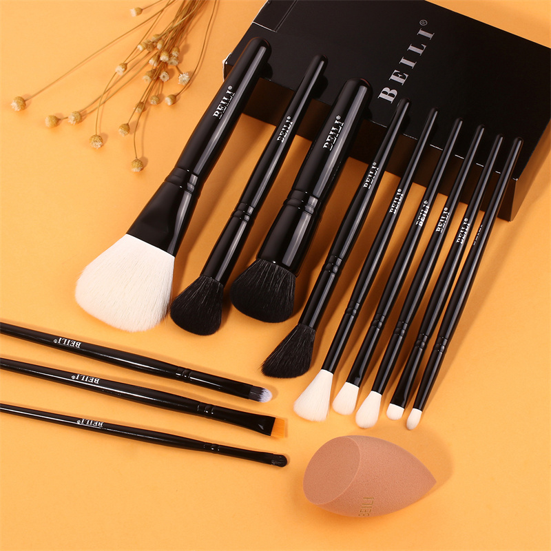 vegan makeup brush set free logo