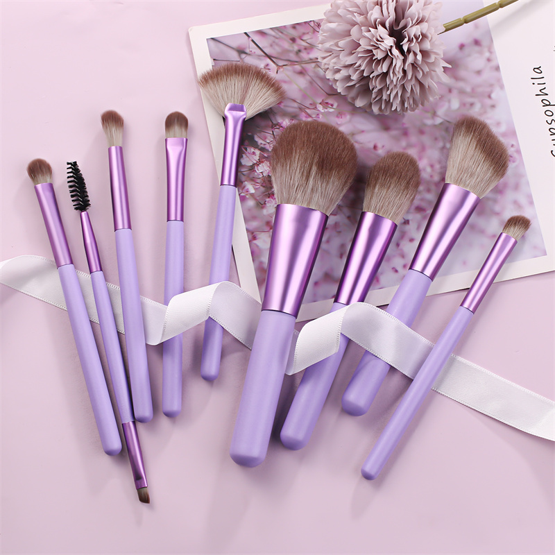 vegan makeup brush set free logo