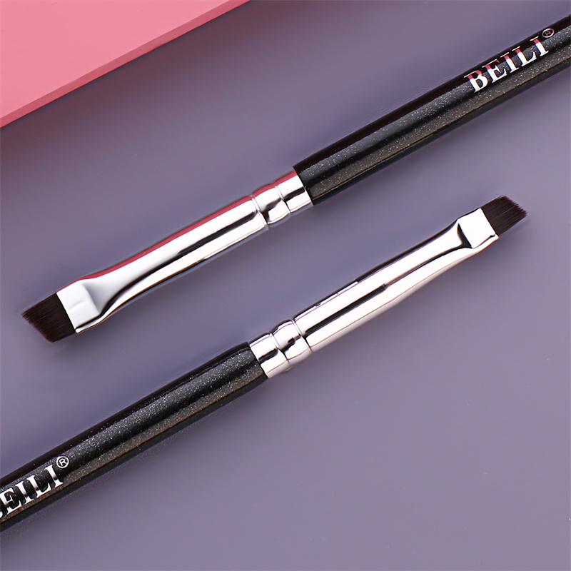 nylon makeup double-end eyebrow brush cosmetics