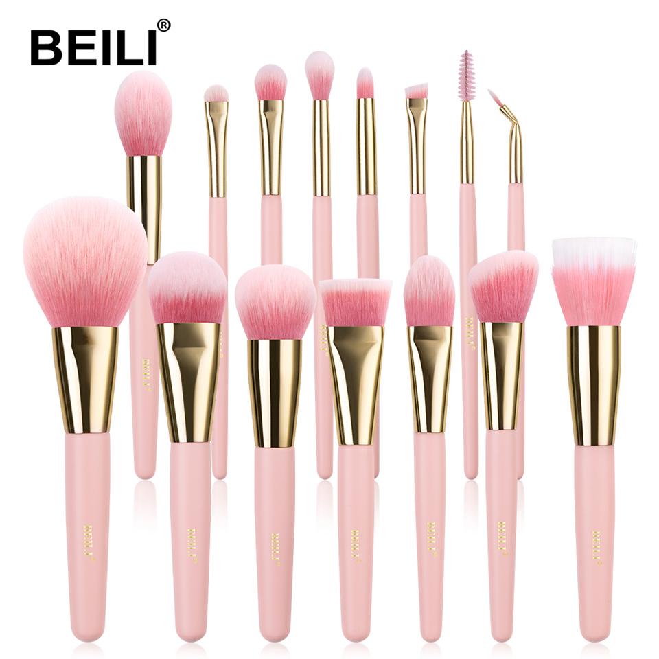 vegan makeup brush set 15pcs