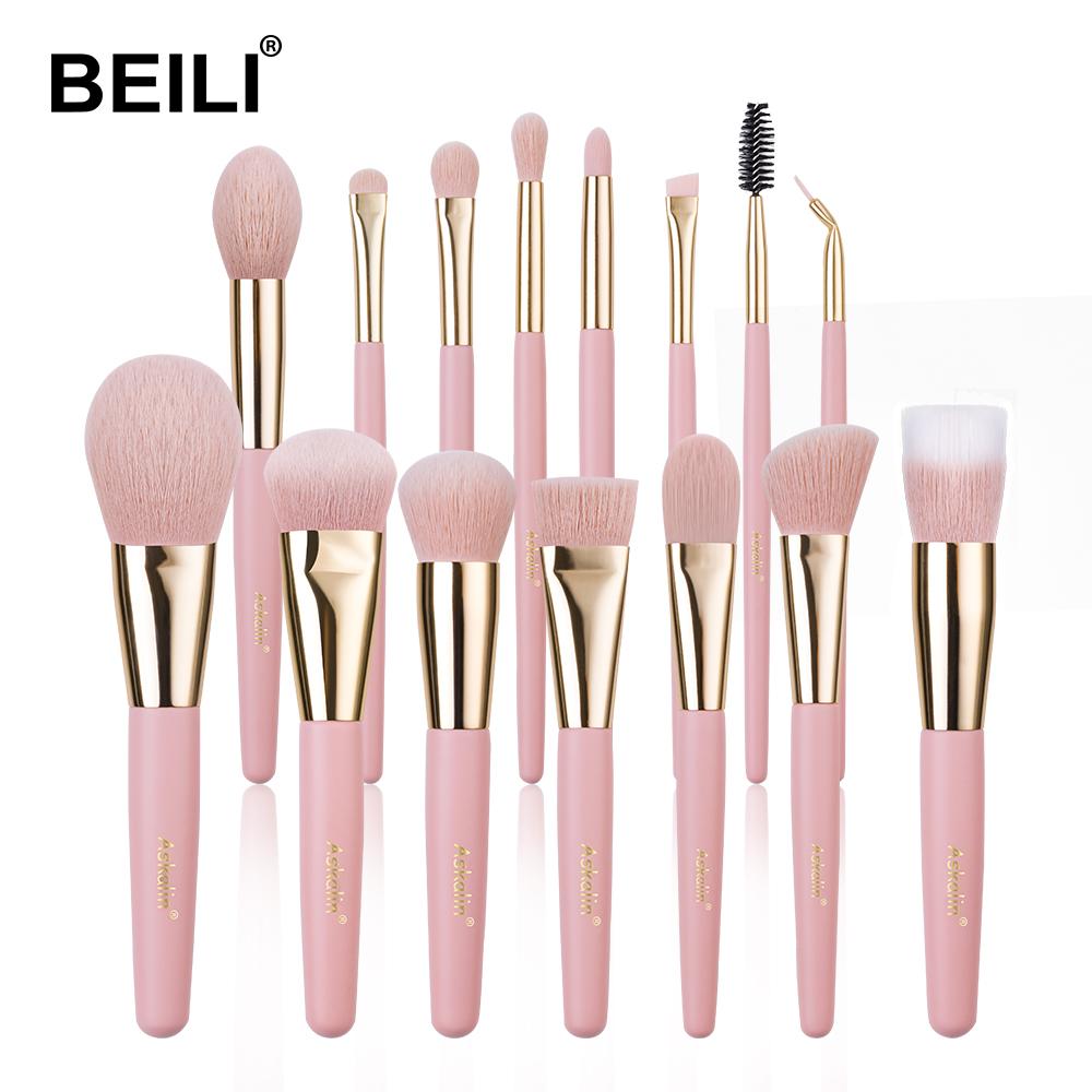 15pcs nano wool fiber makeup brush set