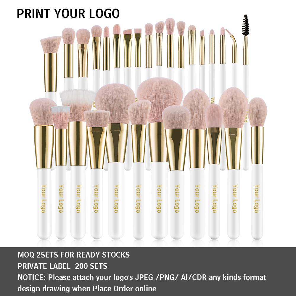 30pcs vegan makeup brush set