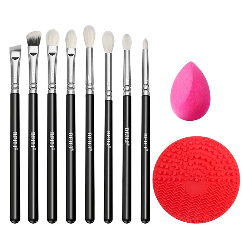 eyeshadow eyebrow eyeliner brush set