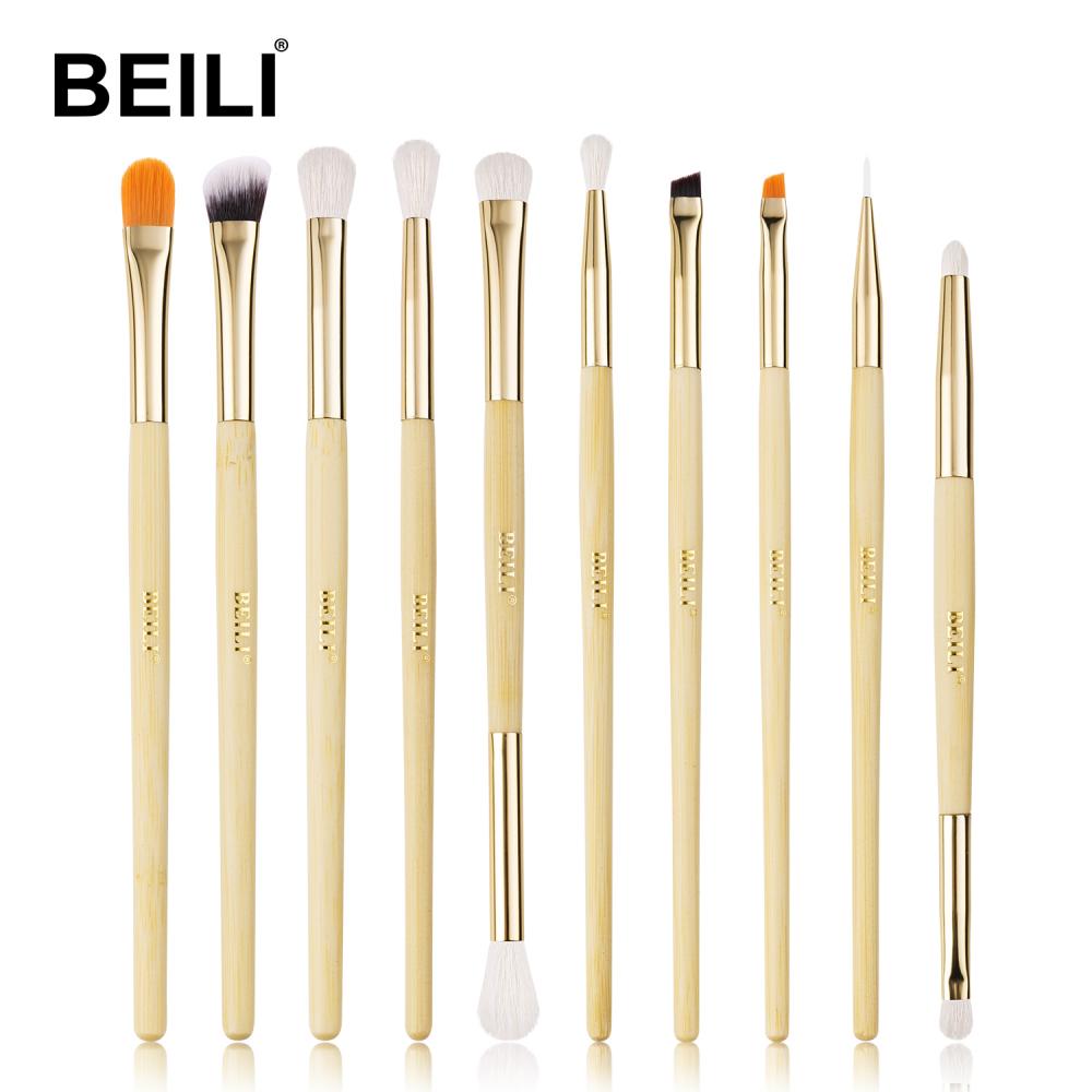 bamboo goat hair pro makeup brush set