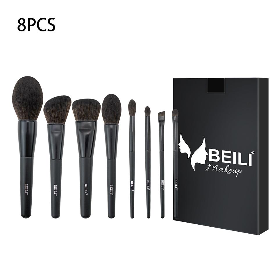  Synthetic Hair Professional Custom Logo Professional Portable Mini Travel make up Brush set