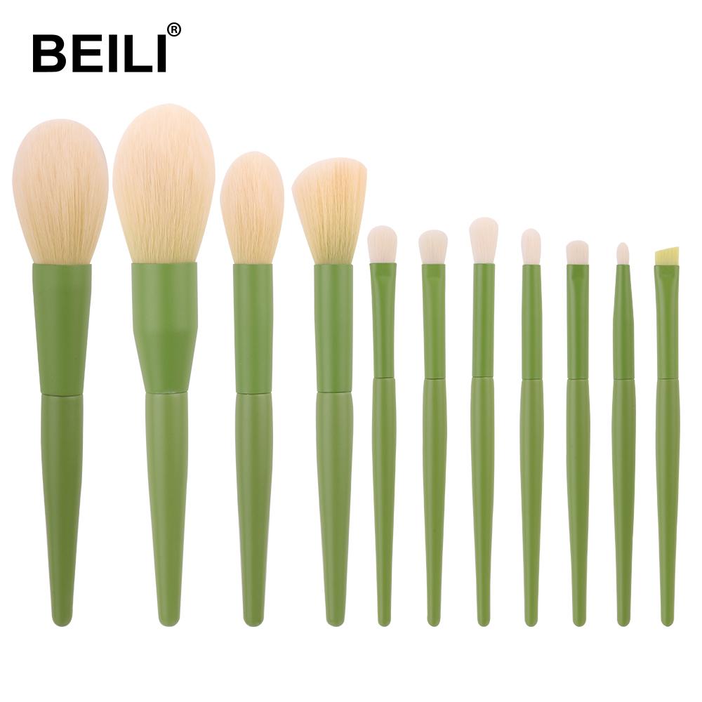 Manufacture synthetic hair makeup brush set eyelash cosmetics pincel de maquiagem por mayor