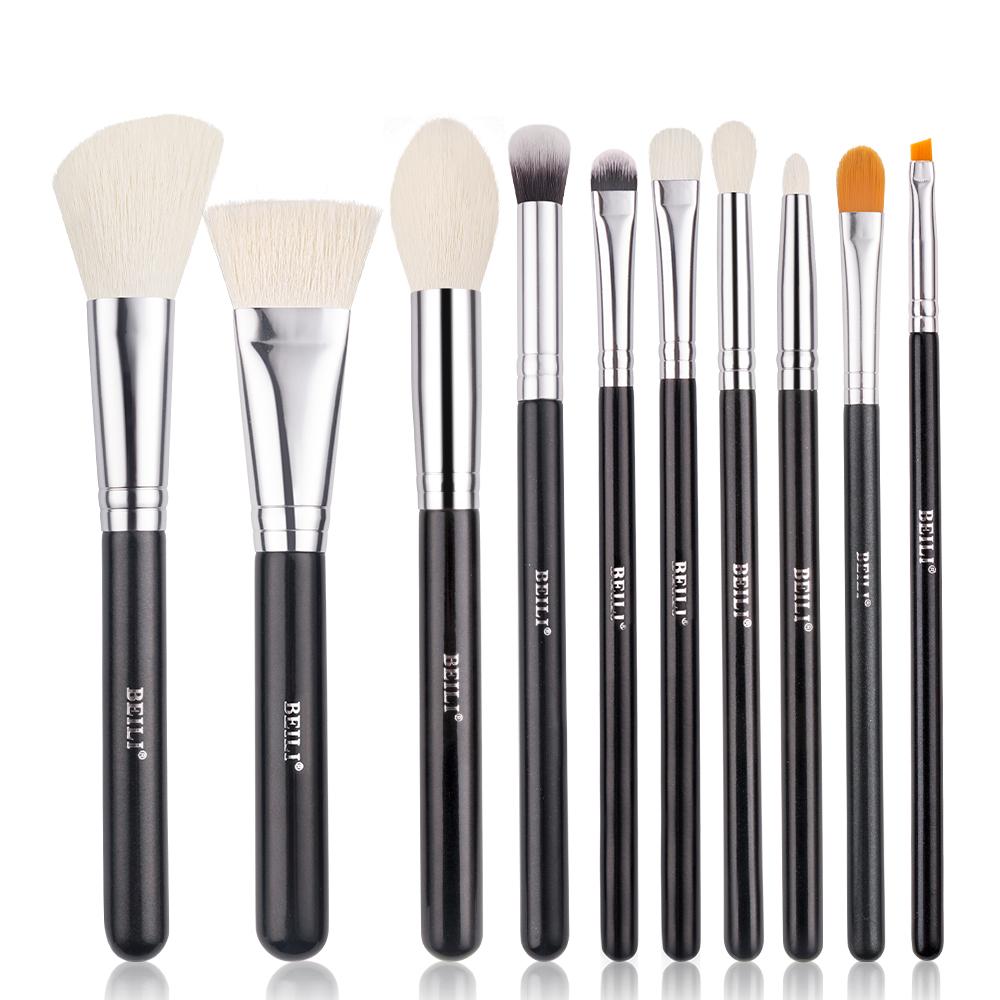 natural foundation makeup brush cosmetic wholesale vegan custom logo beauty contour Crease angle highlight Powder