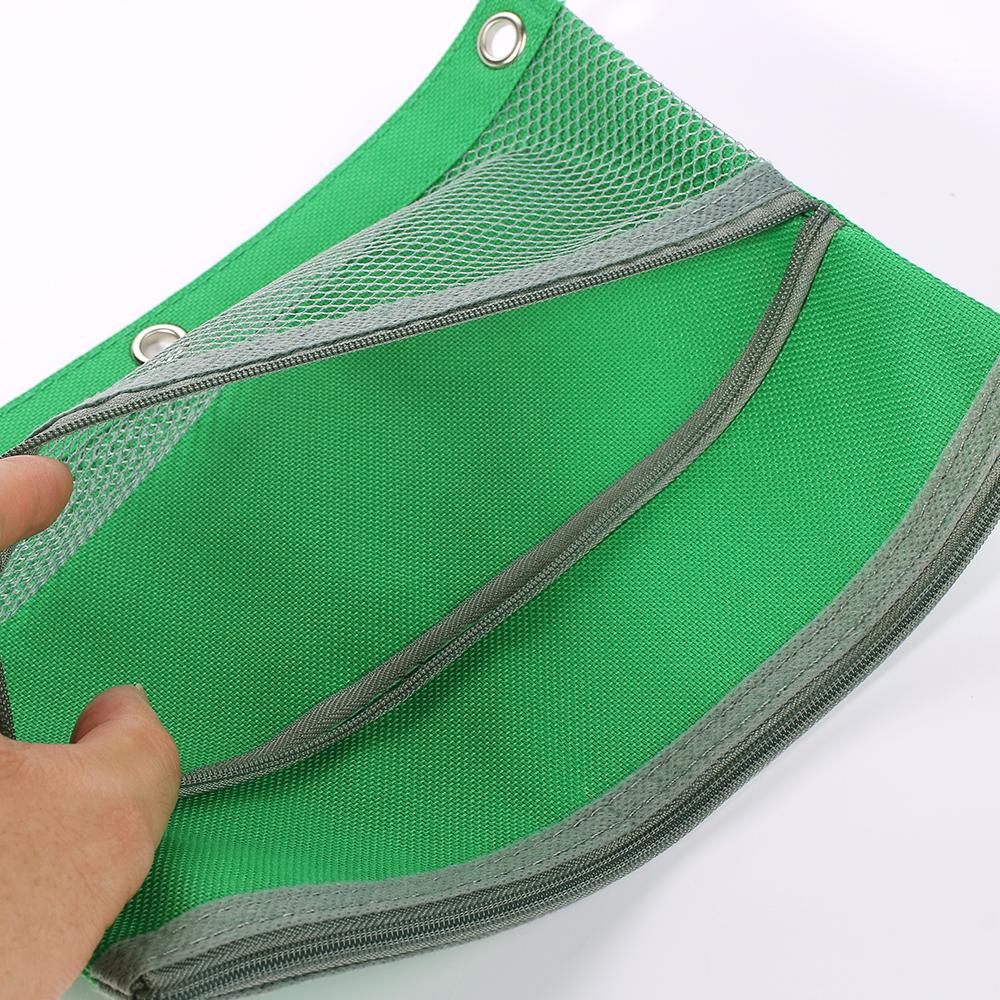 Nylon transparent mesh travel pouch with different color options
