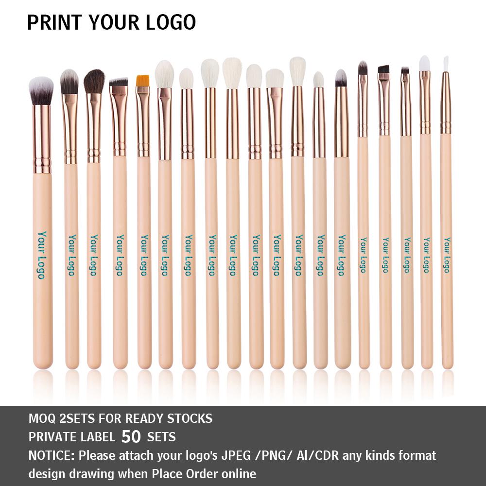 BEILI eyeshadow blending brush low moq goat hair soft makeup brushes set
