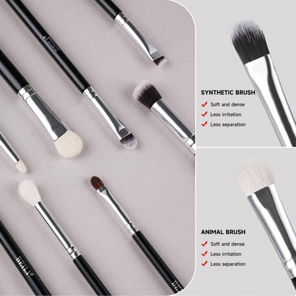 15Pcs Black Makeup Brush Tool Kits