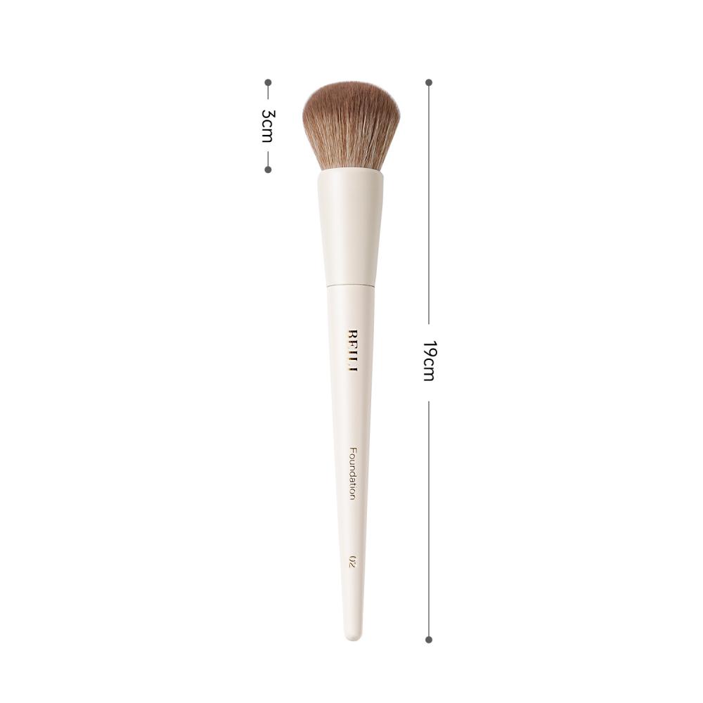 Custom Logo Professional Single Foundation Makeup Brushes Set Synthetic Brushes for Liquid Cream Blending for Beginners & Artist