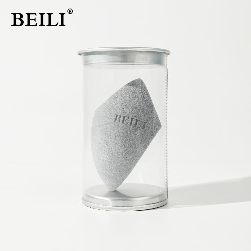 Custom Makeup Sponge in Clear Tube Packaging